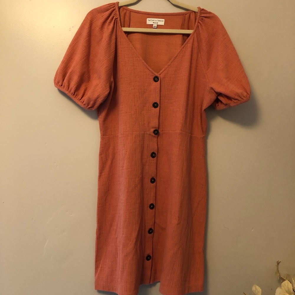 TEXTURE & THREAD - Madewell Puff Sleeve Dress